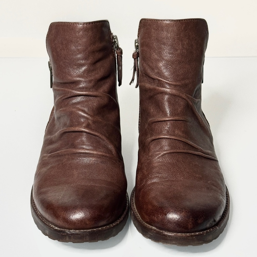 Sofft Beckie II Brown Italian Leather Boot 8M - Picture 4 of 9